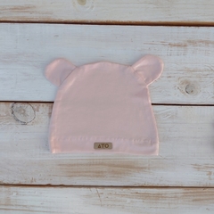 Gorro para bebe con orejas de algodón