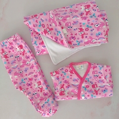 Conjunto BUNNY 3 piezas: Batita mangas largas + Ranita + manta doble - comprar online