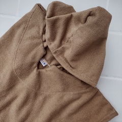 PONCHO de Toalla / Salida de baño DULCE DE LECHE - comprar online