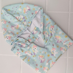 PONCHO de Toalla / Salida de baño UNICORNIOS - tienda online