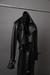 ALEXANDER LEATHER TRENCH BLACK