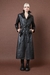 MIUCCIA LEATHER TRENCH BLACK - buy online