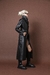 MIUCCIA LEATHER TRENCH BLACK - Tout Revient