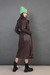 ALEXANDER LEATHER TRENCH CHOCOLATE - PRE-ORDER on internet