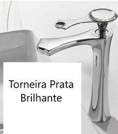 Torneira Banheiro Pedra Diamante Lavabo Quente/frio 28cm - comprar online