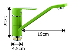 Torneira Banheiro Pia Monocomando Verde Pequeno Arranhão - comprar online