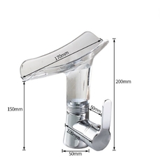 Torneira Cascata Misturador Monocomando Quente/frio Acrílico - F5 Store oficial