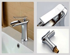 Torneira Banheiro Monocomando Cascata Cachoeira Lavabo Luxo - comprar online