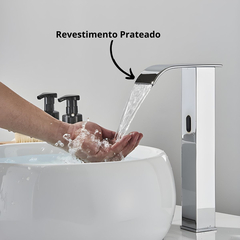 Torneira Prateado Sensor Proximidade Inteligente Luxo - comprar online