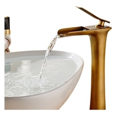 Torneira Monocomando Cascata Lavabo Bica Alta Cuba Luxo - comprar online