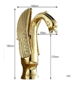 Torneira Exótica Banheiro Lavabo Cisne Animal Monocomando na internet
