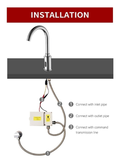 Torneira Automática Sensor De Proximidade Para Banheiro Luxo - comprar online