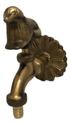 Torneira Parede Oratorio Cachorro Bronze Ouro Velho Antigo - comprar online