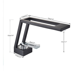 Torneira Banheiro Luxo Preta Prata Monocomando Misturador - comprar online