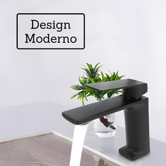 Torneira Banheiro Preto Fosco Lavabo Moderna Gourmet Luxo - comprar online