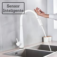 Torneira Cozinha Sensor Inteligente Branco Moderno Gourmet na internet