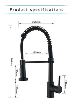 Imagem do Torneira Cozinha Gourmet Spray Extensor Flexível Quente Fria