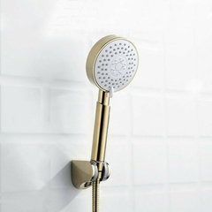 Ducha Higiênica Dourada Luxo Completa Banheiro Lavabo