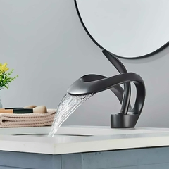 Torneira De Banheiro Monocomando Design Sofisticado Preto - comprar online