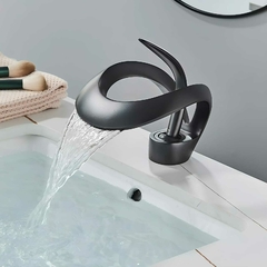 Torneira De Banheiro Monocomando Design Sofisticado Preto - loja online