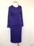 Vestido midi roxo tricot