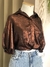 Camisa cropped cobre