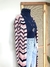 Cardigan alongado chevron rosa - loja online