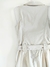 Vestido off white; zíper frontal - comprar online