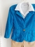 Blazer azul royal em laise - A Collection na internet