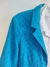 Blazer azul royal em laise - A Collection