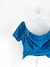 Blusa jeans ombro a ombro CGC - loja online