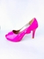 Peep toe pink com laço - loja online