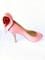 Peep toe rosê borboleta - comprar online