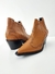 Bota western couro legítimo marrom - ANNE FERNANDES - comprar online