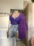 Body roxo em renda - CHAMARIZ