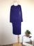 Vestido midi roxo tricot - comprar online