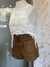 Short Suede caramelo