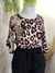 Blusa animal print rose