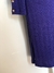 Vestido midi roxo tricot - loja online