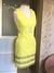 Vestido amarelo renda