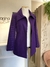 Trench coat roxo - Pacific Blue