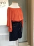 Cropped laranja ombro a ombro - comprar online