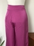 Calça pantalona acetinada tom fucsia - DECÊNCIA - loja online