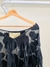 Blusa preta em renda - mangas bufantes - loja online