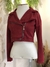 **NOVA** Jaqueta cropped em suede marsala - Patty e Bill