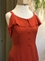 Vestido midi laranja - comprar online