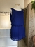 Vestido azul com renda - comprar online