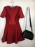 Vestido COLCCI marsala rodado