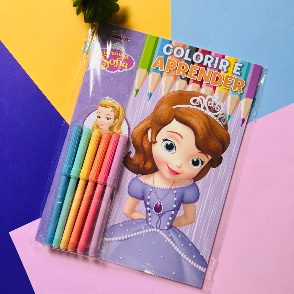 Kit colorir Princesas (PEDIDO MÍNIMO 10 UNIDADES)