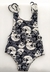 Maiô Body Alça Cavada Skull Black Rose